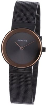 Bering Time 10126-226 Ladies Black Mesh