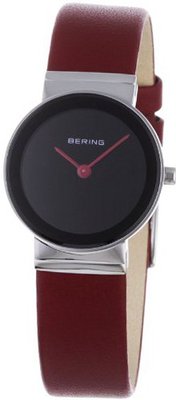 Bering Time 10126-604 Ladies Black Red