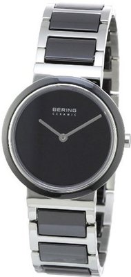 Bering Time 10729-742 Ladies Ceramic Black Silver