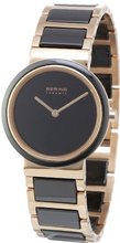 Bering Time 10729-746 Ladies Ceramic Black Rose