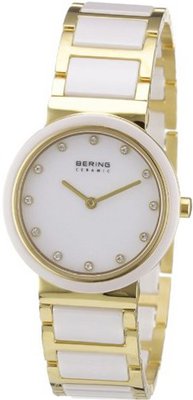 Bering Time 10729-751 Ladies Ceramic White Gold
