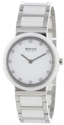 Bering Time 10729-754 Ladies Ceramic White Silver
