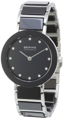 Bering Time 11429-742 Ladies Ceramic Black Silver