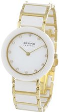 Bering Time 11429-751 Ladies Ceramic White Gold