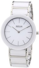 Bering Time 11435-794 Ladies Ceramic White Silver