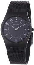Bering Time 11930-222 Ladies All Black Mesh