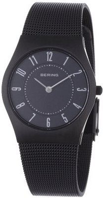 Bering Time 11930-222 Ladies All Black Mesh