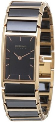 Bering Time 30121-746 Ladies Ceramic Black Rose