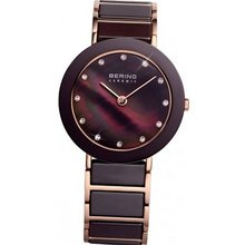 Bering Time 30226-742 Ladies Black and Silver Ceramic