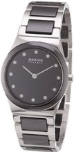 Bering Time 32230-742 Ladies Ceramic Black Silver