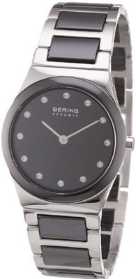 Bering Time 32230-742 Ladies Ceramic Black Silver