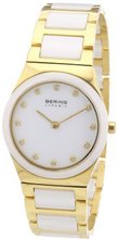Bering Time 32230-751 Ladies Ceramic White Silver