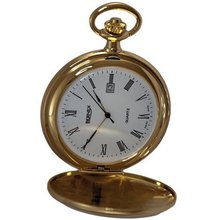 Bernex Gold Tone Hunters Calendar Gents Pocket GB21115
