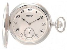 Bernex Sterling Silver (.925) Swiss Made Pocket with 17 Jewel Movement