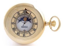 Bernex Swiss Made Gold Demi Hunter Moon Phase Pocket