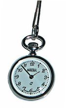 Bernex Swiss Made Sterling Silver Ladies Pendant + Chain (Open Face Polished)