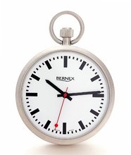 Bernex Swiss Made Swiss Railway-style Steel Pocket