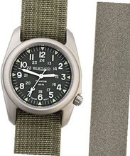 Bertucci 02038 A-2T Boxed Set Vintage 12030 Titanium with Drab and Foliage Nylon and Tridura Straps