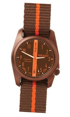 Bertucci 12066 Analog Display Swiss Quartz Orange