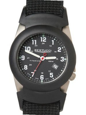 Bertucci A-2T Black Dial Titanium with a Pro-Guard Case Cover