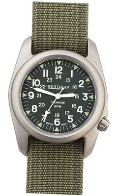 Bertucci A-2T Vintage Titanium Green Dial #12030