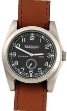 Bertucci A-2T Vintage Titanium Leather Black Dial - 13301