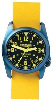 Bertucci A-4T Nautical 13436 Polished Titanium Deep Sea Blue High-Viz Pro-Yellow Tridura