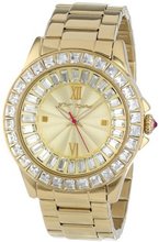 Betsey Johnson BJ00004-16 Analog Display Quartz Gold