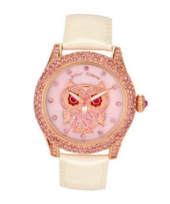 Betsey Johnson BJ00019-17 Analog Owl Dial
