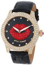 Betsey Johnson BJ00019-58 Analog 3D Lip Graphic Dial