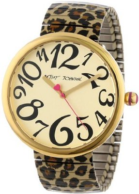 Betsey Johnson BJ00039-02 Analog Leopard Expansion Band