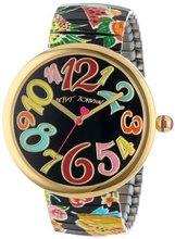 Betsey Johnson BJ00039-25 Analog Printed Fruit Expansion Band