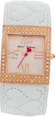 Betsey Johnson BJ00079-03 White Bangle Bracelet