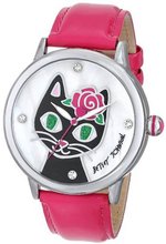 Betsey Johnson BJ00084-35 Analog Display Quartz Pink