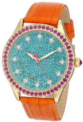 Betsey Johnson BJ00131-34 Analog Display Quartz Orange