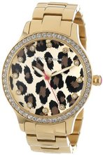 Betsey Johnson BJ00157-08 Analog Leopard Pattern Dial