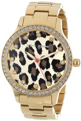 Betsey Johnson BJ00157-08 Analog Leopard Pattern Dial