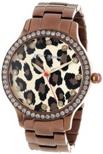 Betsey Johnson BJ00157-09 Analog Leopard Pattern Dial