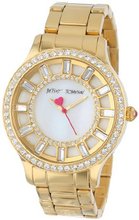 Betsey Johnson BJ00157-19 Analog Gold Baguette Crystal Dial