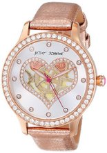 Betsey Johnson BJ00157-26 Analog Heart Graphic Dial