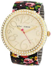 Betsey Johnson BJ00214-09 Analog Display Quartz Silver