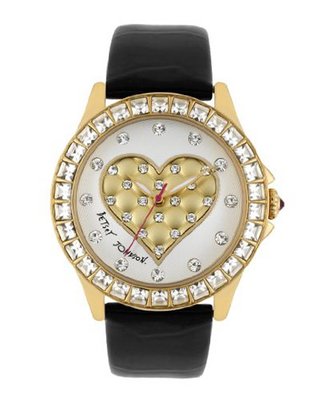Betsey Johnson BJ00222-02 Analog 3D Puffy Heart Dial