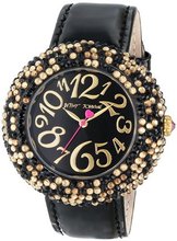 Betsey Johnson BJ00234-02 Analog Leopard Pave Dial