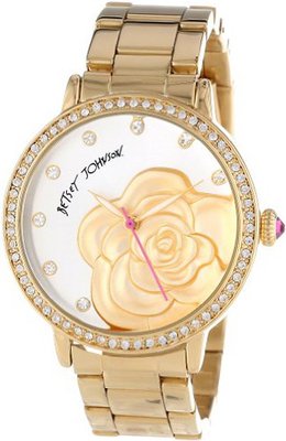 Betsey Johnson BJ00243-06 Analog Rose Dial