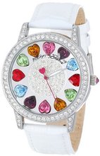 Betsey Johnson BJ00300-01 Analog Display Quartz White