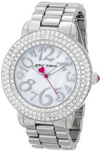 Betsey Johnson BJ00306-01 Analog Display Quartz Silver