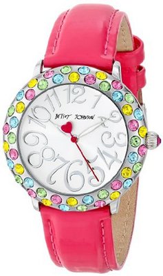 Betsey Johnson BJ00307-02 Analog Display Quartz Pink