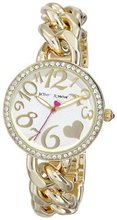 Betsey Johnson BJ00330-02 Analog Display Quartz Gold