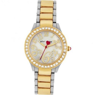 Betsey Johnson Mini Two Tone Boyfriend Crystal BJ00221-06