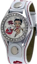 Betty Boop #BB-W376C "Puppy Love" White Cuff Band